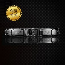 PGATOUR 부모님결혼기념일선물 의료용 건강팔찌 노블레스 그레이 L사이즈, 1개