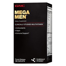 GNC MEGA MEN 복용법  GNC 메가맨 180정 (캐플렛) Mega Men 180caplets 1개 