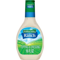 히든 벨리 오리지널 랜치 샐러드 드레싱 앤드 토핑 글루텐 프리, 1개, 473ml
