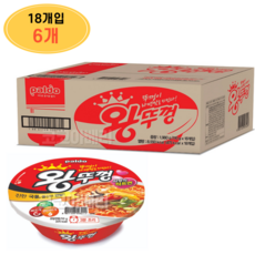 팔도 왕뚜껑 컵라면, 6박스