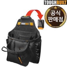 터프빌트 4구 대형 공구 집 가방 못 주머니 파우치 TB-CT-01, 1개