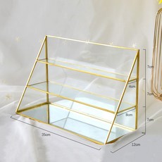 유럽식 골드라이 향수진열장 매대 정리함 전시대 쇼케이스, C개