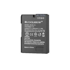 ENEL14 배터리 1500mah D3100 D3200 D3300 D3400 D3500 D5600 D5100 D5200 P7000 P7100 P7800 EN EL14, 1 Battery - d3400