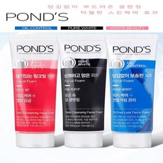 소미마켓(주) 폰즈 오일컬트롤 페이셜폼100g 오일컨트롤 화이트 뷰티 퓨어 화이트, 폰즈 페이셜폼100g 화이트뷰티