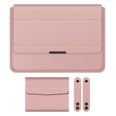 Xzante 15 인치 노트북 보호 커버 방수 접이식 브래킷 손목 받침대 핑크, 1개