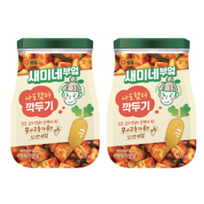 모든 김치양념이 한팩에 쏙! 샘표 새미네부엌 깍두기양념 90g, 2개