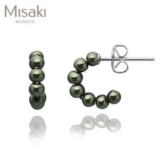 MISAKI 미사키 QCREBLISSMINIKAKI 진주 이어링 BLISS MINI KAKI QCREBLISSMINIKAKI