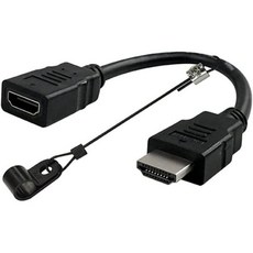 동글러 로드 - ProAV 4K HDMI 동글 어댑터 링 최대 32Gbps 입력 지원 HDR 피그테일 어댑터(4개)와의 조합 잠금 포함 Simply45, DO-D004 – HDMI Port SaverSimp, 1개