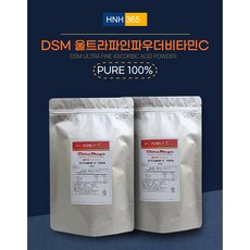 영국 DSM 울트라파인파우더비타민C 1kg 대용량 가루분말비타민 고용량 메가도스용, 500g, 2개