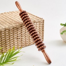 사사삭 어깨 교정 신기 소통 마사지 롤링 요가 랑야방 안마 봉 추나, 느티나무 십육 바퀴 씰브라운 요가봉