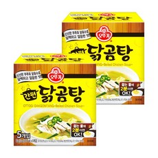 오뚜기 간편 블럭 닭곰탕(즉석국) 10gx5개입, 50g, 2개