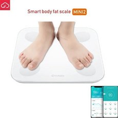 Youpin YUNMAI 스마트 체지방 측정 미니 2 욕실 무게 BMI 피트니스 전자 LED 디지털 작업 Mi home 앱