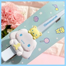 산리오투명집게핀