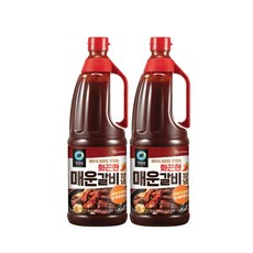 청정원 화끈한 매운갈비 양념 2kg x 2개