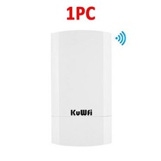 야외 와이파이 리피터 호완 KuWFi 58G 무선 브리지 900Mbps WiFi CPE PTP 장거리 24V PoE 전원 IP65 방수 AP 모드 13km, 1) 1PC - cpe510방수