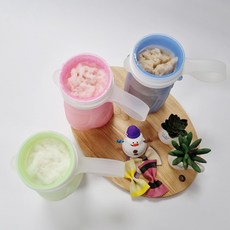 아가프라 실리콘물병 슬러시타입 / 300ml 슬러시메이커, 실리콘빨대컵-슬러시타입(핑크)