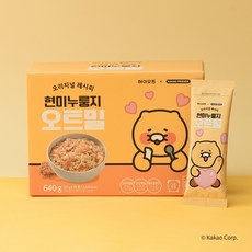 헤이오트 카카오프렌즈 현미누룽지 오트밀 20p, 640g, 1개