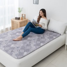 [비오바디]한일의료기 탄소전기요 전자파없는 전기 탄소매트 전기장판 원적외선 탄소열선, 핫핫 더블(135x180), 3.알로 데시앙