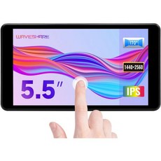 waveshare 5.5인치 2K 정전식 터치 LCD 디스플레이 Raspberry Pi 4B3B+Pi 3BZero 2wZero w 및 CM4 지원 Windows 11108.18