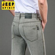 JEEP SPIRIT 지프 스피릿 바지 남성 여름 뉴 디자인 통기성 캐주얼 팬츠 느슨한 시원한 여름바지 스트레이트 텐셀 롱 여름팬츠 스트레치 올매치 남자 바지 6010