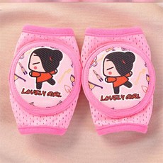 (관부가세포함) 무릎보호대 Cartoon baby crawling baby knee pads elbow bb practical non-slip Velcro Velcro mesh-620758057666