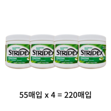 스트라이덱스 센시티브 필링 패드 55p, 220매입, 6개
