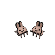 [쥬쥬핑] 미니 토끼 집게핀 모음 찐분홍 연분홍 연보라 그린 베이비블루 크림