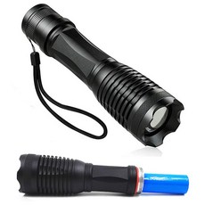 LED 충전식 줌 후레쉬 랜턴 손전등 T6 광량광폭 UP SKU: + TG456ED1 + P9