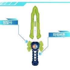 스페이스워 전자검 2종 (택 1 빛과 사운드), 그린타입 - 중고검도호구