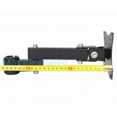 컴퓨터 거치대 14-27 인치 LCD 모니터 브래킷 액세서리 단일 화면에서 다중 모니터암, 파이프 직경 28mm 긴 암 브래킷 헤드