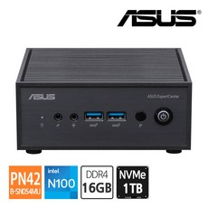 ASUS PN42-B-SN054MU N100 (16GB/NVMe 1TB) 미니PC 팬리스 듀얼랜 임베디드
