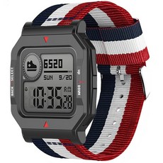 Xiaomi Huami Amazfit Neo/Bip S 스마트 워치 밴드 용 캔버스 스트랩 Amazfit GTS/GTR 42MM Correa 용 20MM 교체 용 손목 밴드|스, 1개, For Amazfit Neo, Color 5