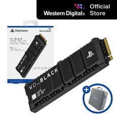 WD 공식인증정품 BLACK SN850P 히트싱크 NVMe SSD for PS5 Consoles 4TB 소니공식인증(+플스전용하드케이스), SN850P/4TB