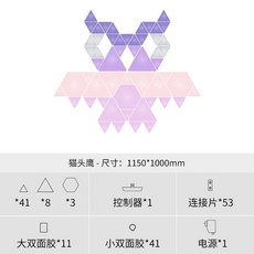 아이 방 카페 인테리어 벽장식 벽데코 벽면 홈데코 감성 북유럽 아이방꾸미기 아기방 동물 벽 꾸미기, 9. 올빼미(전 52장)