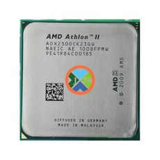 CPU AMD Athlon II X2 250 3 GHz 듀얼 코어 프로세서 ADX250OCK23GQ/ADX250OCK23GM 소켓 AM3, 한개옵션0