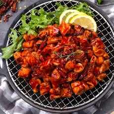 저녁메뉴 닭꼬치류 곱창류 막창류 전통음료 안주 23종 골라담기, 직화 곱창 매콤 200g