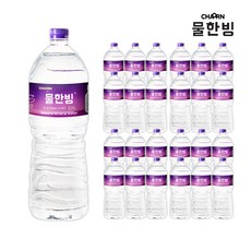 물한빙 생수 물 추천, 2L, 24개