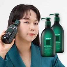 바이브랩 리바이 솔루션 안티 헤어 로스 샴푸 대용량 탈모샴푸, 500ml, 2개