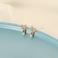 미니하트큐빅귀걸이