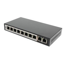 넥시 NX1007 8 PoE+2 Uplink Gigabit PoE스위치 (96W)