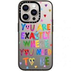  CASETiFY 컴팩트 케이스 아이폰 15프로 치타 파라다이스 핑크 - 클리어 블랙 