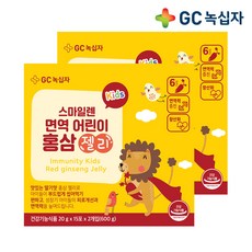 녹십자 스마일렌 면역 어린이홍삼 젤리 30포X2박스