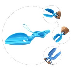 (70% 1+1 땡처리) 강아지/고양이 배변집게 배변가위삽 2개묶음 색상랜덤(블루 그린), 2개
