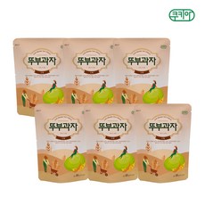 (m)[쿠키아] 5곡 뚜부과자 50g x 6봉, 6개