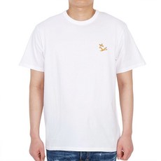 메종키츠네 [메종키츠네] 칠랙스 폭스 패치GU00154KJ0010 WH 공용 반팔티셔츠