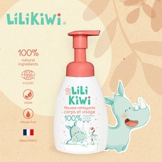 릴리키위 무스 네트와양 비사쥐 에 커 페이스 앤 바디워시 250ml, 무료 증정(스티커+색칠 엽서 3종 세트), 1개