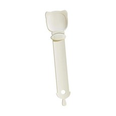 고양이 스트립 무드 분위기 짜기 스푼 휴대용 누르면 애완 동물, 1개, 1.WHITE