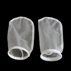 NMO 나일론 소재 메쉬 PP 스틸 링 산업용 필터 양말 포켓 자루 7 인치 x 17 180x430mm 10 300, 30 Mesh, Steel Ring, 1개