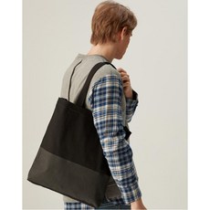 닥스 악세서리 남성 20SS [CANVAS SERIES]블랙 크로스 겸용 에코백 DBBA0E993BK