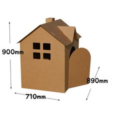 종이 이글루 집 마분지 골판지 상자 인형 극장 DIY 수제 텐트 만들기 하우스 박스 페이퍼, F. 890 x 710 x 900mm - 이글루만들기